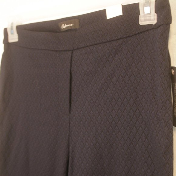 Navy Blue, Lightly Textured Leggings - Picture 1 of 2